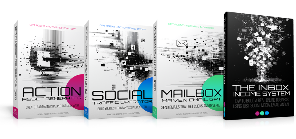 Inbox Income System bundle mockup